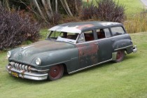 Jay Leno drives Jonathan Ward's Icon Derelict